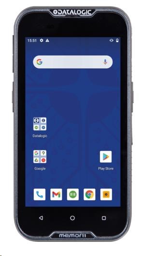 Datalogic Memor 11, 2D, 12.7 cm (5''), GPS, Gun, USB-C, BT, Wi-Fi, 4G, Android, kit (USB), GMS, black