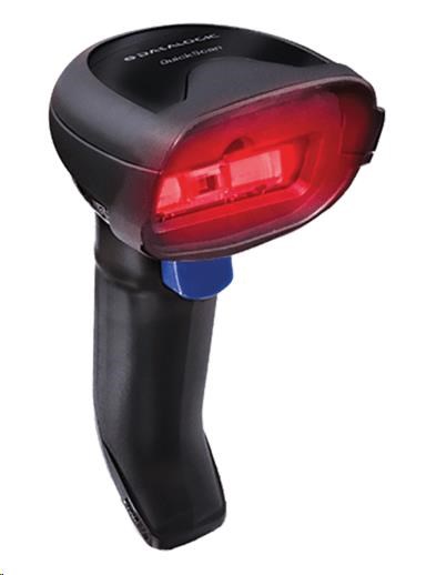 Datalogic QuickScan I 2220 Series, 1D, imager, USB, kit (USB), black + stojánek
