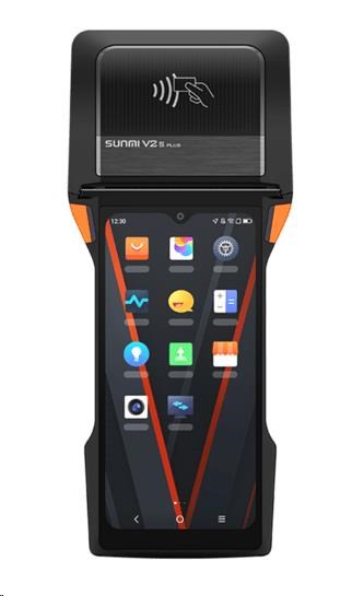 Sunmi, V2s PLUS, 2D, USB-C, BT, Wi-Fi, 4G, NFC, GPS, Android
