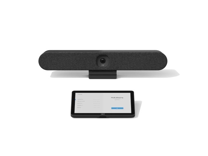 Logitech videokonferenční systém Rally Bar Huddle + TAP IP, šedá