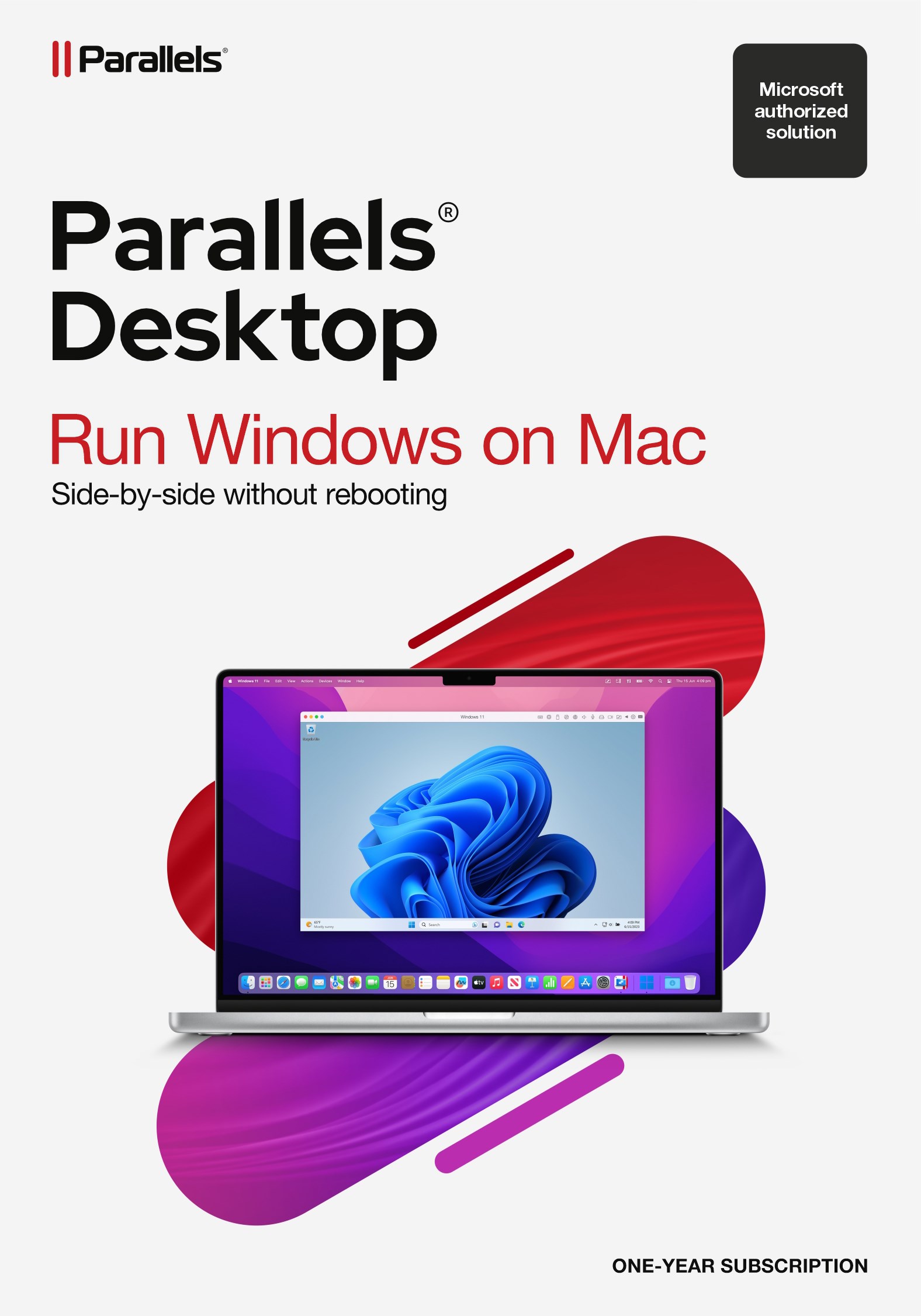 Parallels Desktop Subscription 1 Year, EN/FR/DE/IT/ES/PL/CZ/PT