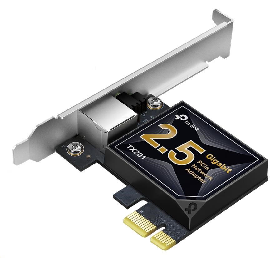 TP-Link TX201 PCIe adapter (1xPCIe2.1,1x2,5GbE)