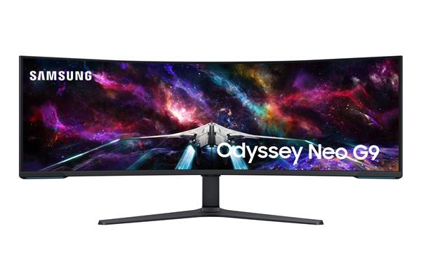 SAMSUNG MT LED LCD Gaming Monitor 57" Odyssey Neo G9, Quantum Matrix Tech. (mini LED), Dual UHD - Prohnutý 1000R, 240Hz