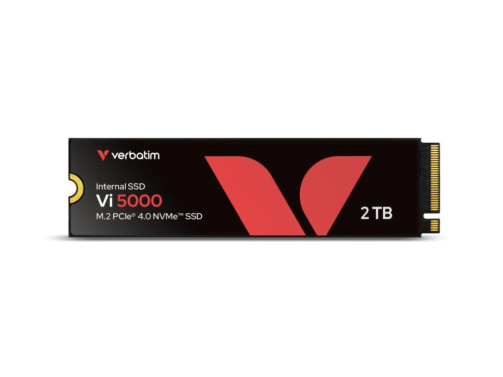 VERBATIM SSD Vi5000 Internal PCIe NVMe M.2 SSD 2TB , W 4300/ R 5000 MB/s