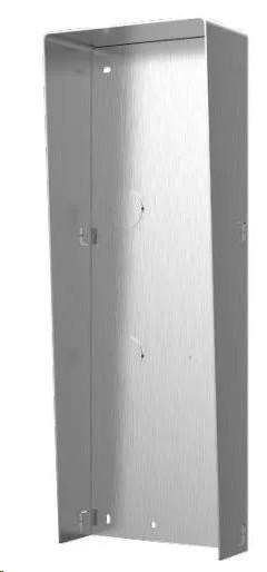 HIKVISION DS-KABD8003-RS3/S, Kryt proti dešti a slunci pro 3-modulový interkom; nerez