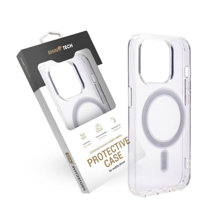 RhinoTech MAGcase Clear pro Apple iPhone 15 Pro transparentní