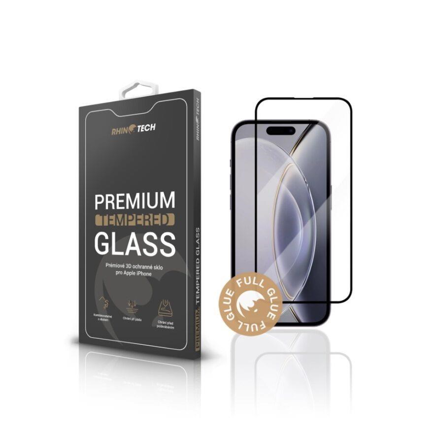 RhinoTech Tvrzené ochranné 3D sklo pro Apple iPhone 15 Pro Max