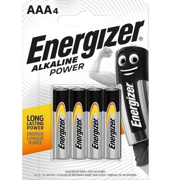 Energizer LR03/4BP Alkaline Power AAA 4pack