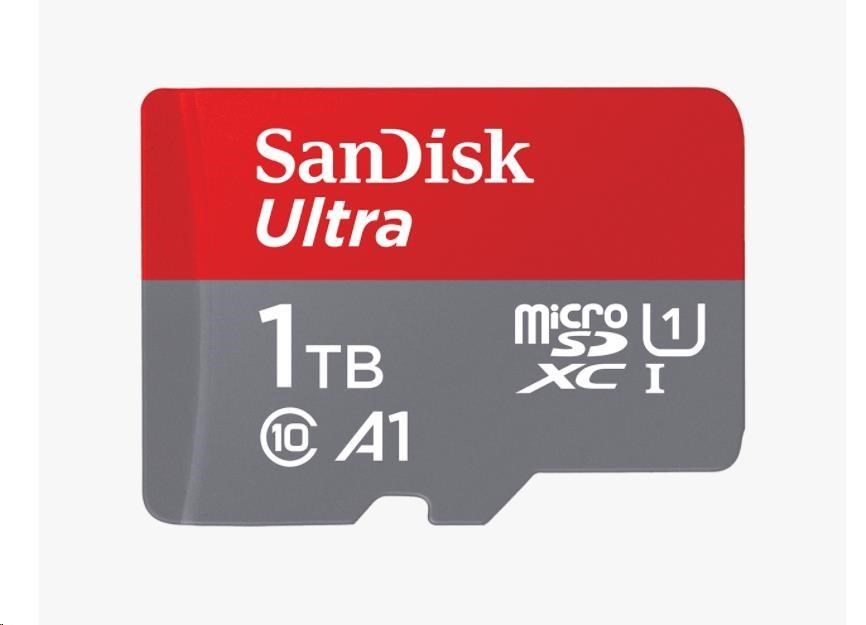 SanDisk Micro SDXC karta 1,5TB Ultra (150 MB/s, A1 Class 10 UHS-I) + adaptér
