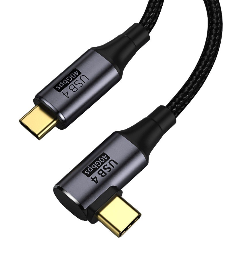 PREMIUMCORD Kabel USB4™ Gen 3x2 40Gbps 8K@60Hz 240W Thunderbolt 3 kabel 0,3m