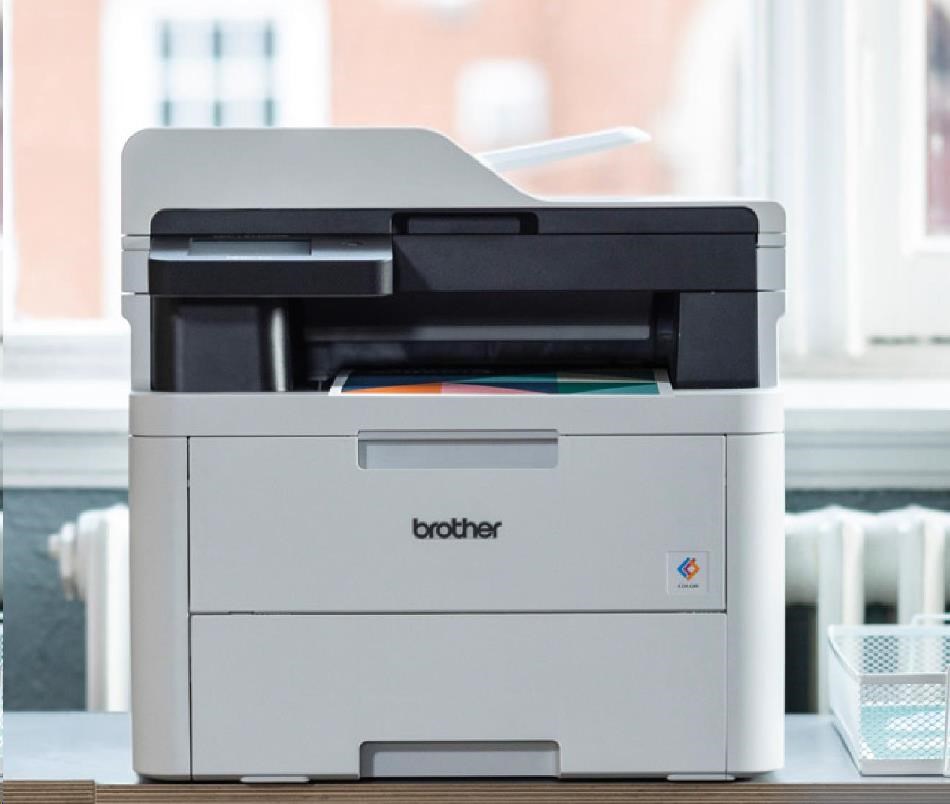 BROTHER multifunkce color LED MFC-L3740CDW - A4 18ppm 512MB 250listů USB WIFI LAN ADF50 duplex fax