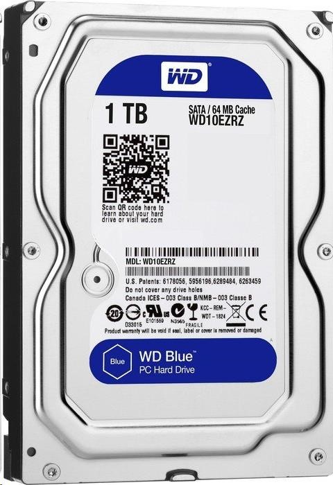WD BLUE WD10EARZ 1TB, SATA III 3.5", 64MB 5400RPM, 150MB/s, CMR