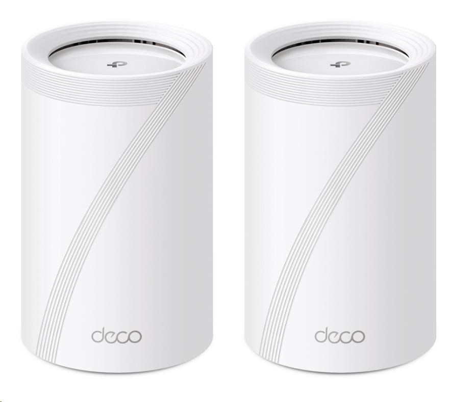 TP-Link Deco BE65(2-pack) WiFi7 Mesh(BE9300,2,4GHz/5GHz/6GHz,4x2,5GbELAN/WAN, 1xUSB3.0)