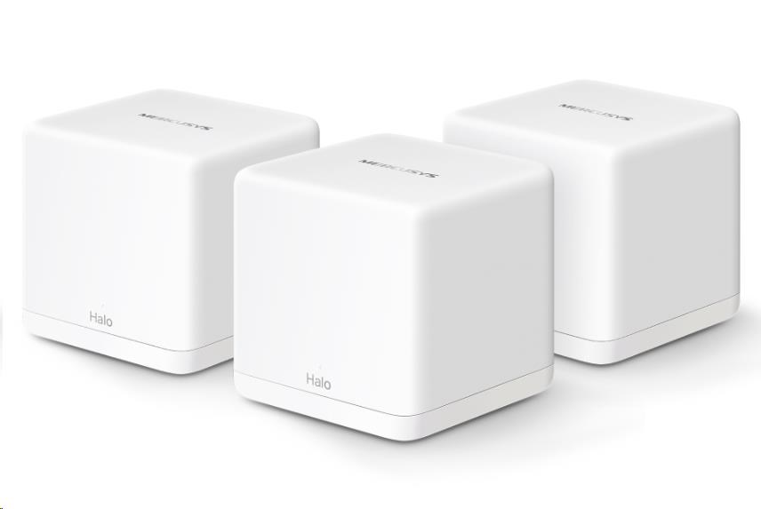 MERCUSYS Halo H60X(3-pack) WiFi6 Mesh (AX1500,2,4GHz/5GHz,3xGbELAN/WAN(1x XR Unit), 2xGbELAN/WAN (2x XS Unit)