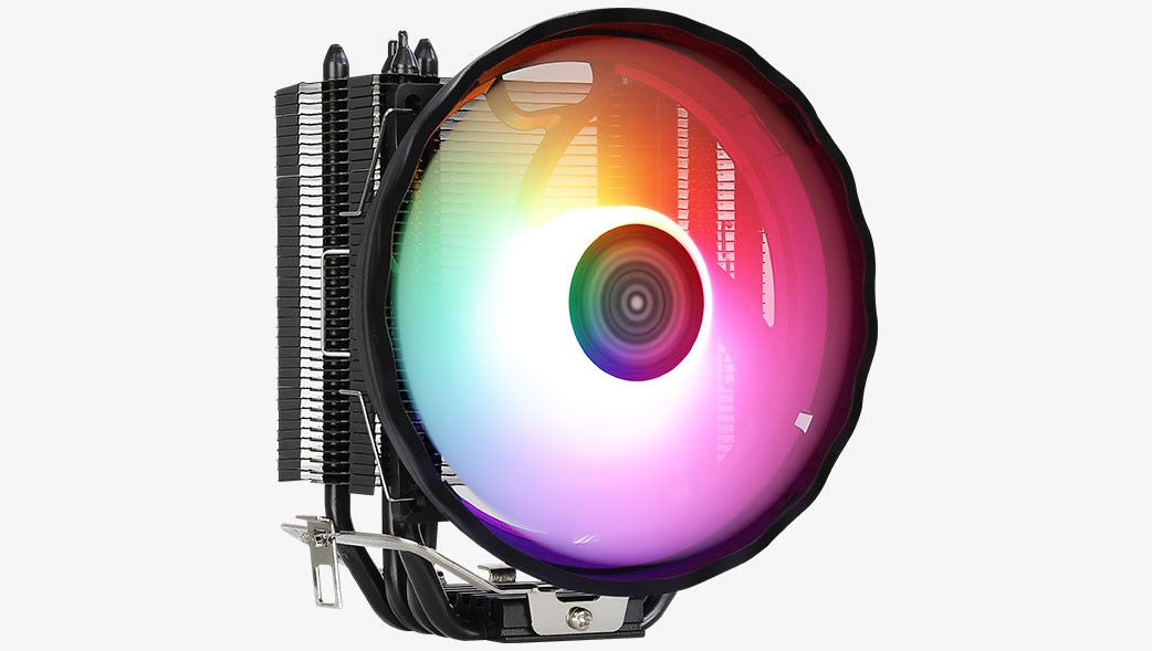 AEROCOOL CPU Chladič Rave 4 FRGB, 120 mm, LGA1851, AM5