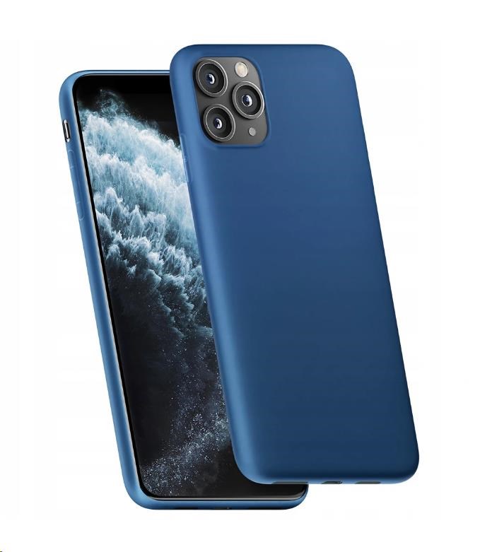 3mk ochranný kryt Matt Case pro Apple iPhone 12 Mini, blueberry