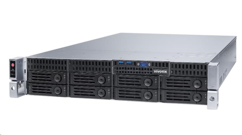 Vivotek NVR NR9581-V3, NVR, 32 kanálů (rozšiřitelné až na 128), 8x HDD, nahrávání až 512 Mbps
