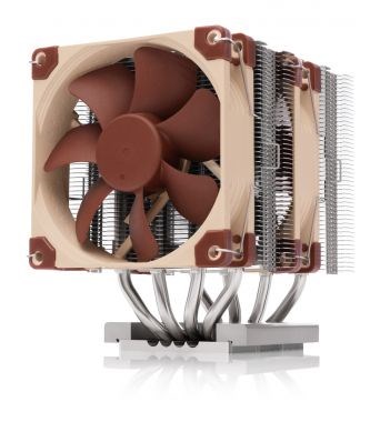 NOCTUA Chladič CPU NH-D9 TR5-SP6 4U, 2x 92mm, sTR5, SP6, hnědá/stříbrná