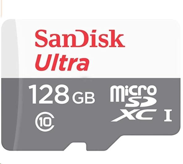 Sandisk MicroSDXC karta 128GB Ultra (R:100/W:100 MB/s, UHS-I, C10)