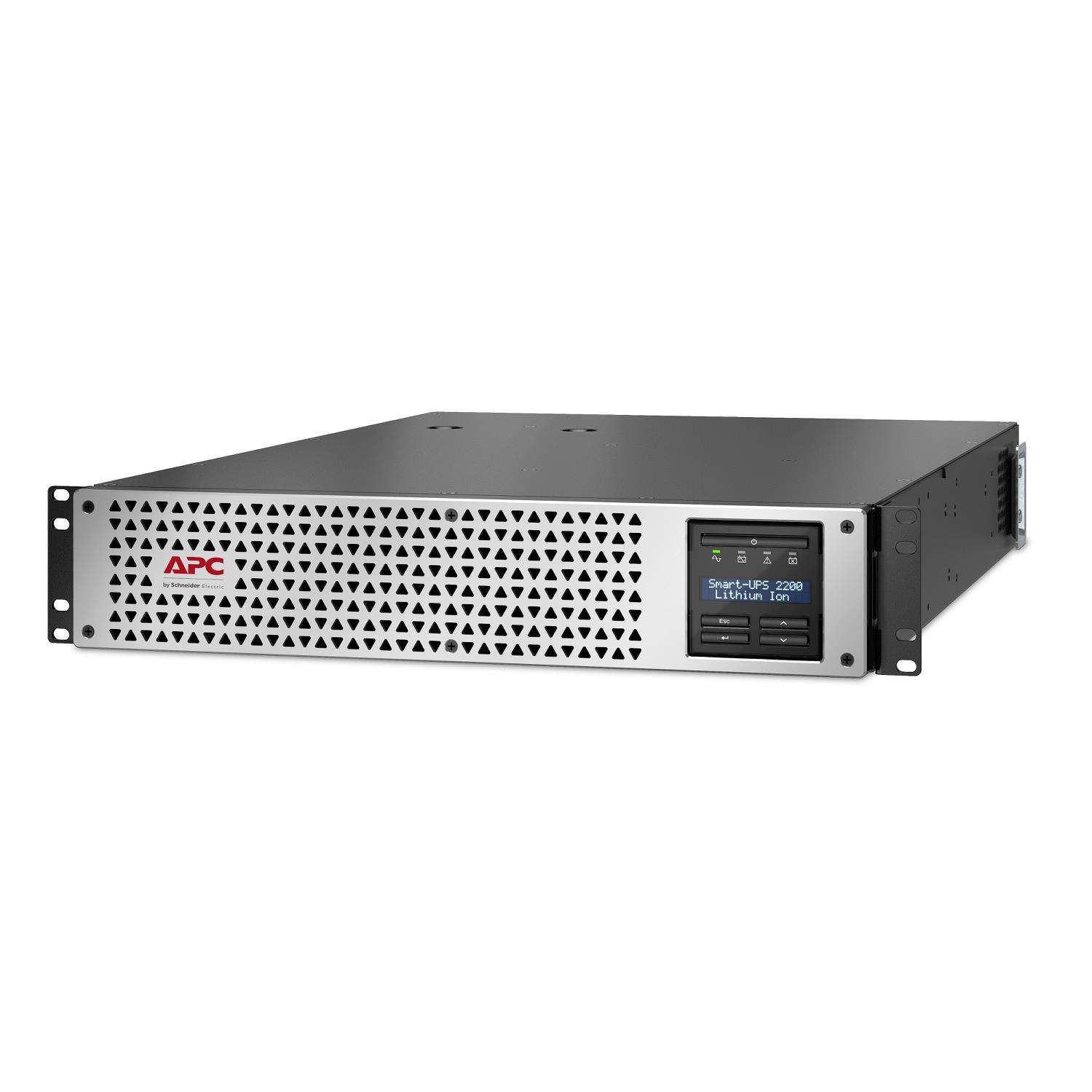 APC Smart-UPS Line Interactive 2200VA, Li-ion, Rack, 2U, 230V, 8x IEC C13 + 1x IEC C19, SmartConnect, AVR, LCD