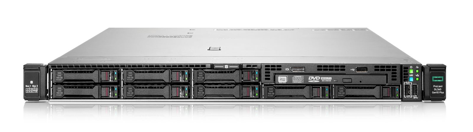 HPE PL DL360g10 Plus 4310 (2.1G/12C) 1x32G MR416i-a/4Gssb 8SFFBCU3 HiPerFans 1x800Wti RF 2x10G-Tocp EIR P55274-421 RENEW