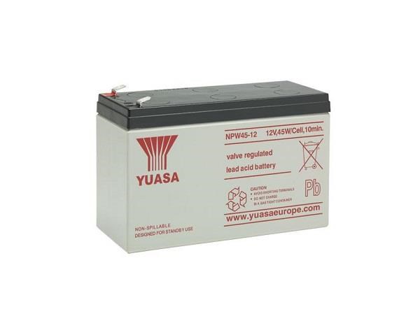 Baterie - YUASA NPW45-12 (12V/9Ah - Faston f2 250), životnost 5let