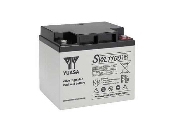 Baterie - YUASA SWL1100 (12V/40,6Ah - Závit M5), životnost 12 let