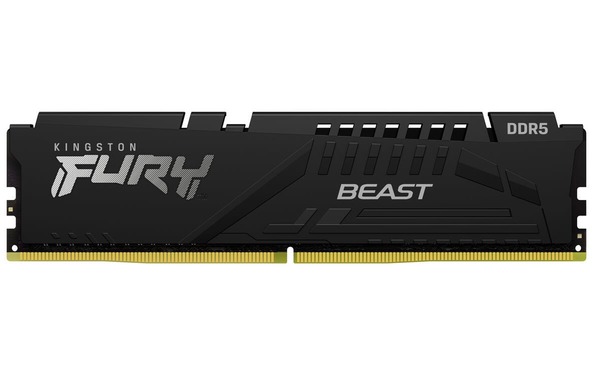 KINGSTON DIMM DDR5 32GB 6400MT/s CL32 ECC FURY Beast EXPO Černá