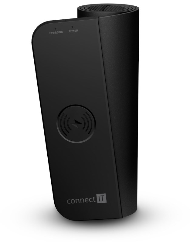 CONNECT IT Podložka pod myš CHARGE, Bezdrátové nabíjení, vel. L (800 × 300 mm), Černá