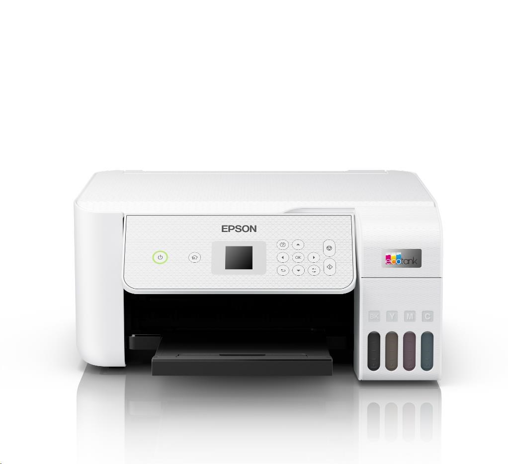 EPSON tiskárna ink EcoTank L3286, 5760x1440dpi, A4, 33ppm, USB, Wi-Fi, sken, bílá,Záruka 5 let  po registraci zdarma