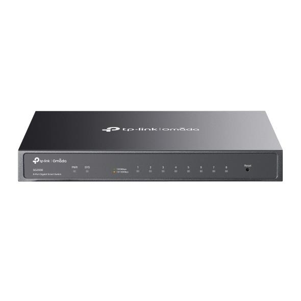 TP-Link OMADA switch SG2008 (8xGbE, fanless)