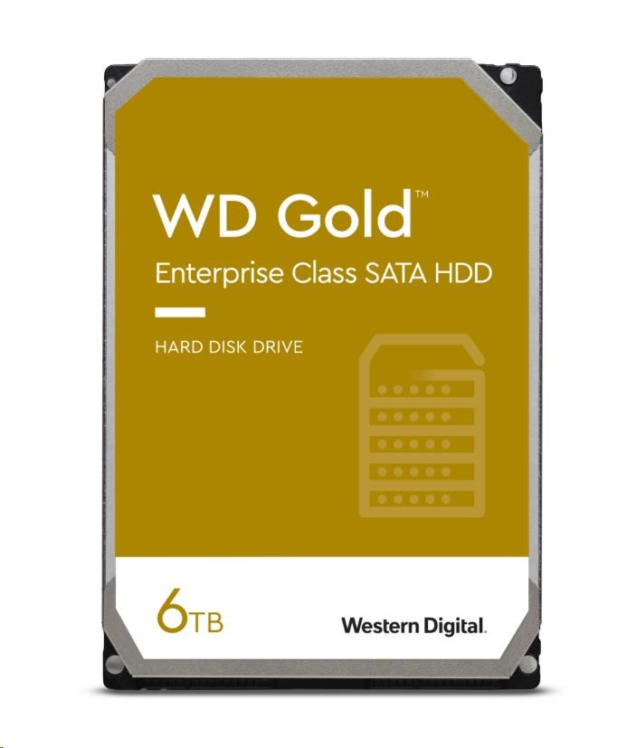 WD GOLD WD6004FRYZ 6TB, SATA III 3.5", 256MB 7200RPM, 267MB/s, CMR, Enterprise