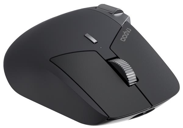 RAPOO myš MT760L Multi-mode, Bezdrátová, Optická, Šedo-Černá