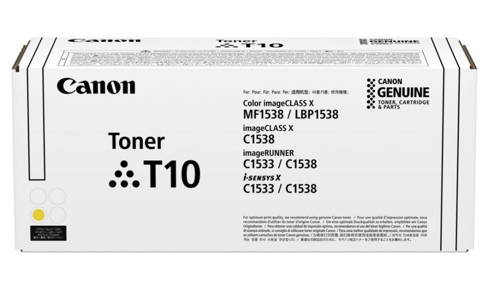 CANON TONER T10 YELLOW pro i-SENSYS X C1533i, C1533iF, C1538i, C1538Fi  (10 000 str.)