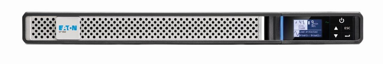 Eaton 5P 850i Rack1U, gen2, UPS 850VA / 680W, 4 zásuvky IEC C13, LCD