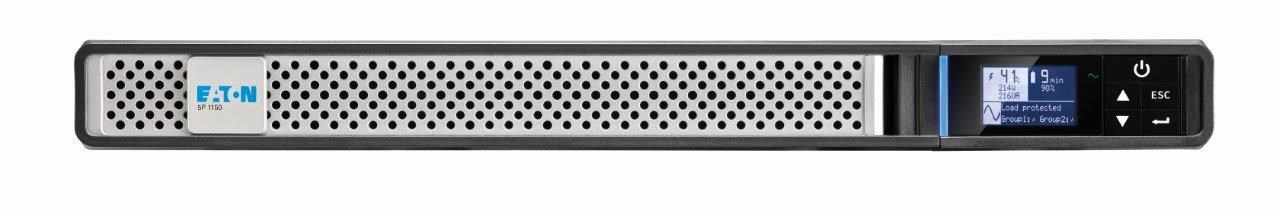 Eaton 5P 1550i Rack1U, gen2, UPS 1550VA / 1350W, 6 zásuvek IEC C13, LCD, Netpack
