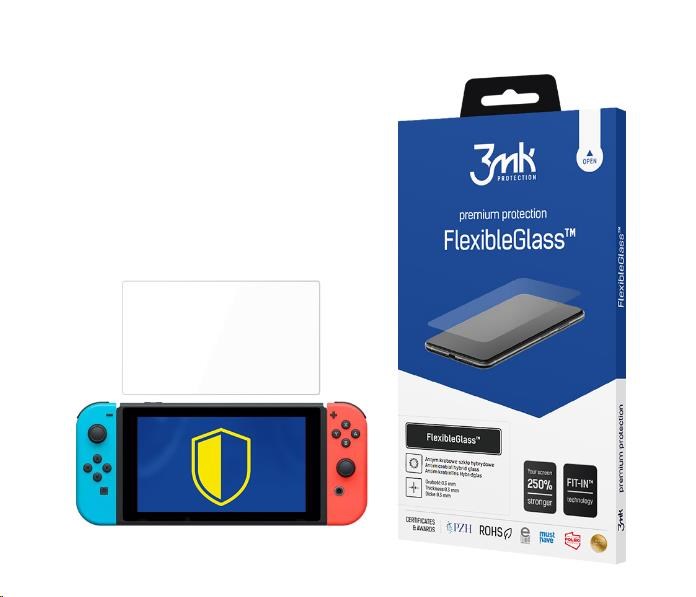 3mk hybridní sklo FlexibleGlass pro Nintendo Switch - up to 8.3"