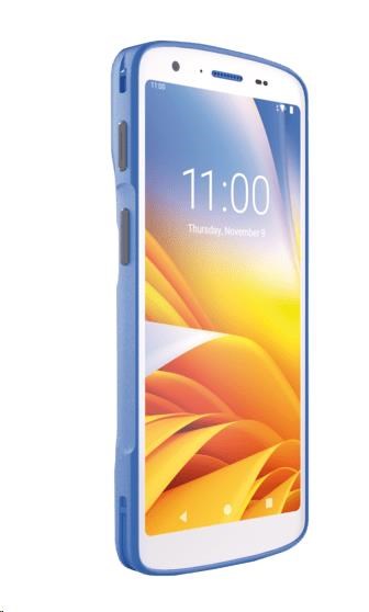 Zebra HC50, 2D, hot-swap, PTT, USB-C, BT, Wi-Fi, NFC, Android, GMS, white, blue