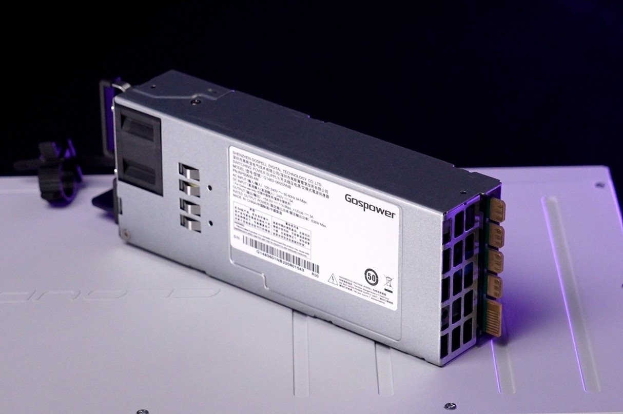 MikroTik G1483-0600WNB Hot-swap napájecí zdroj 54,5V 10,35A pro CRS320