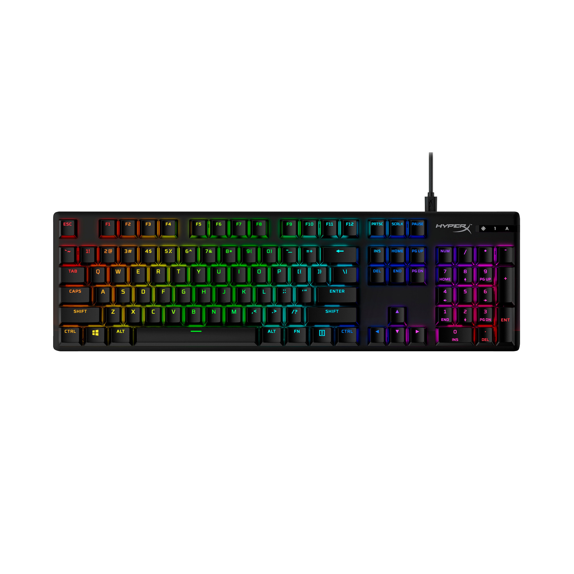 HyperX BLK PBT Keycaps Full Key Set-UK - Příslušenství ke klávesnici