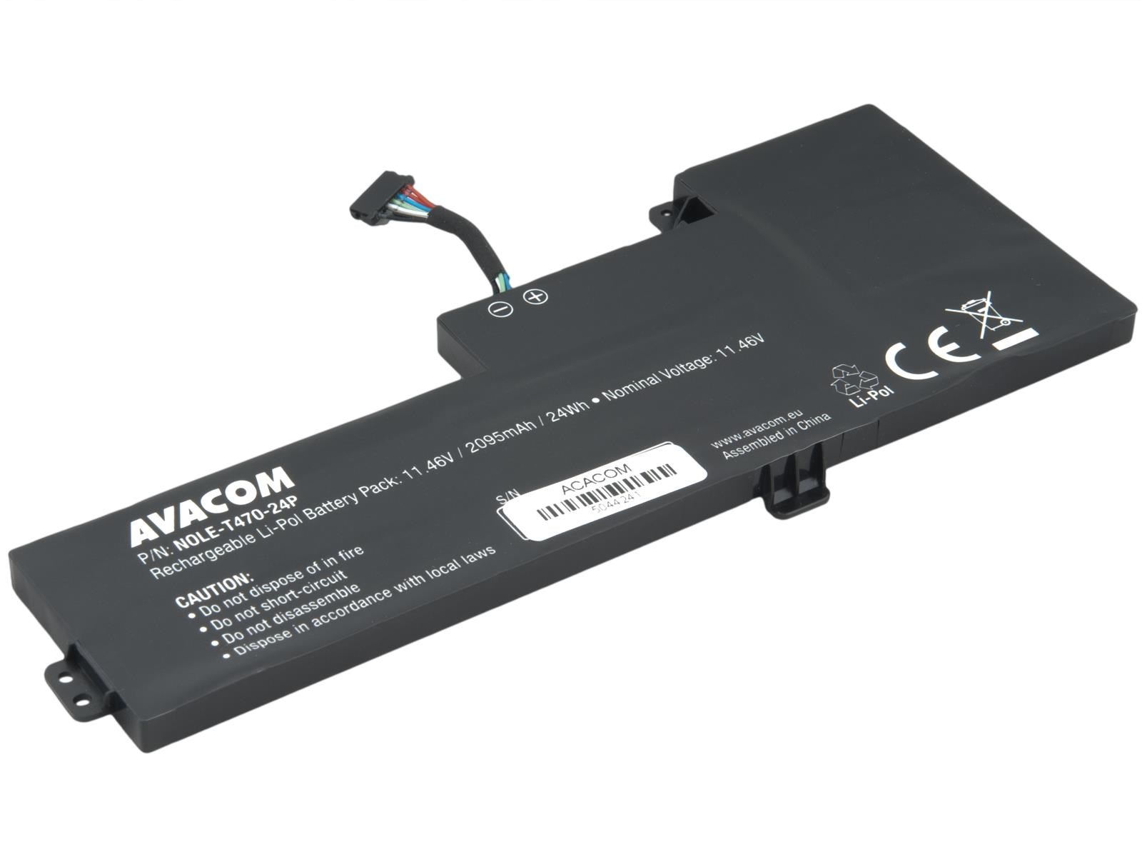 AVACOM náhradní baterie pro Lenovo ThinkPad T470, T480 Li-Pol 11,46V 2095mAh 24Wh