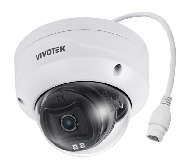 Vivotek FD9383-HVF2, 2560x1920 (5Mpix) až 30sn/s, H.265, obj. 2.8mm (103,4°), PoE, MicroSDXC slot,antivandal IK10
