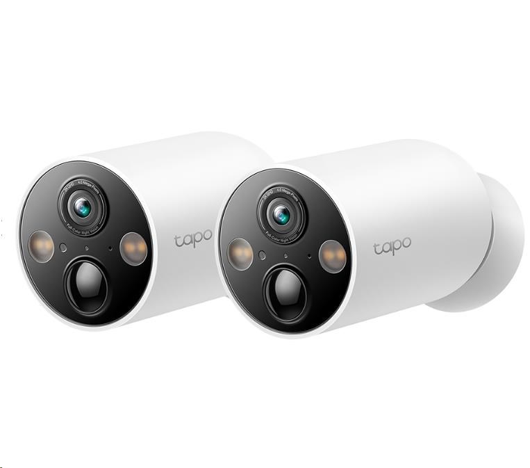 TP-Link Tapo C425 set 2x venkovní kamera C425 (4MP, 2K QHD, 1440p, IR 15m, WiFi, micro SD card, IP66)