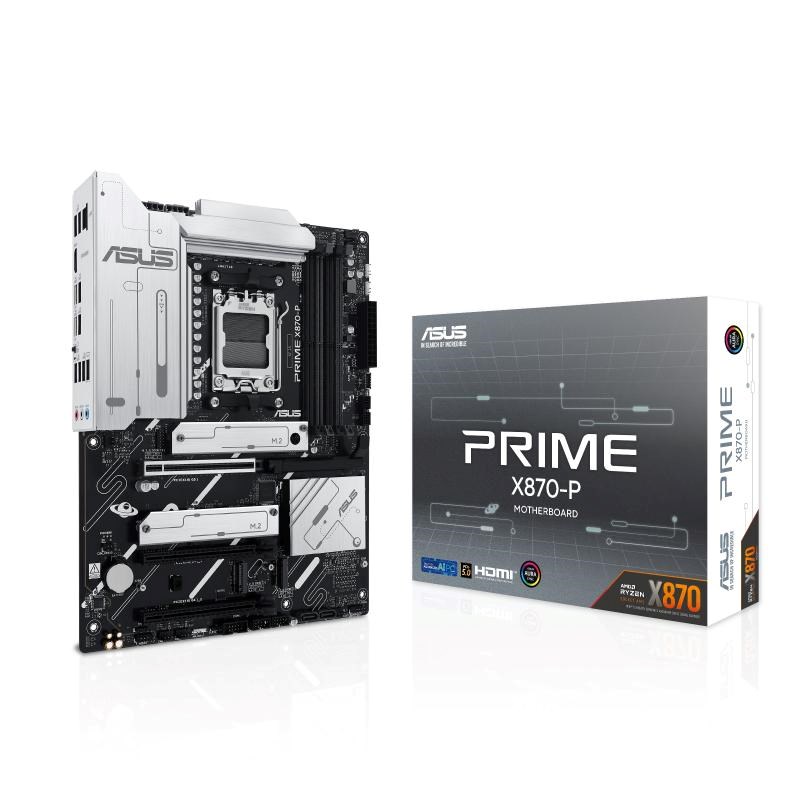 ASUS MB Sc AM5 PRIME X870-P, AMD X870, 4xDDR5, 1xHDMI, 2xUSB4