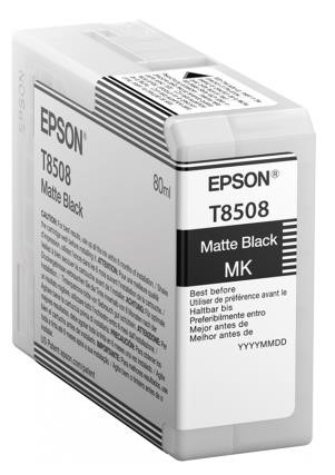 EPSON ink čer ULTRACHROME HD "Kosatka" - Matte Black - T850800 (80 ml)