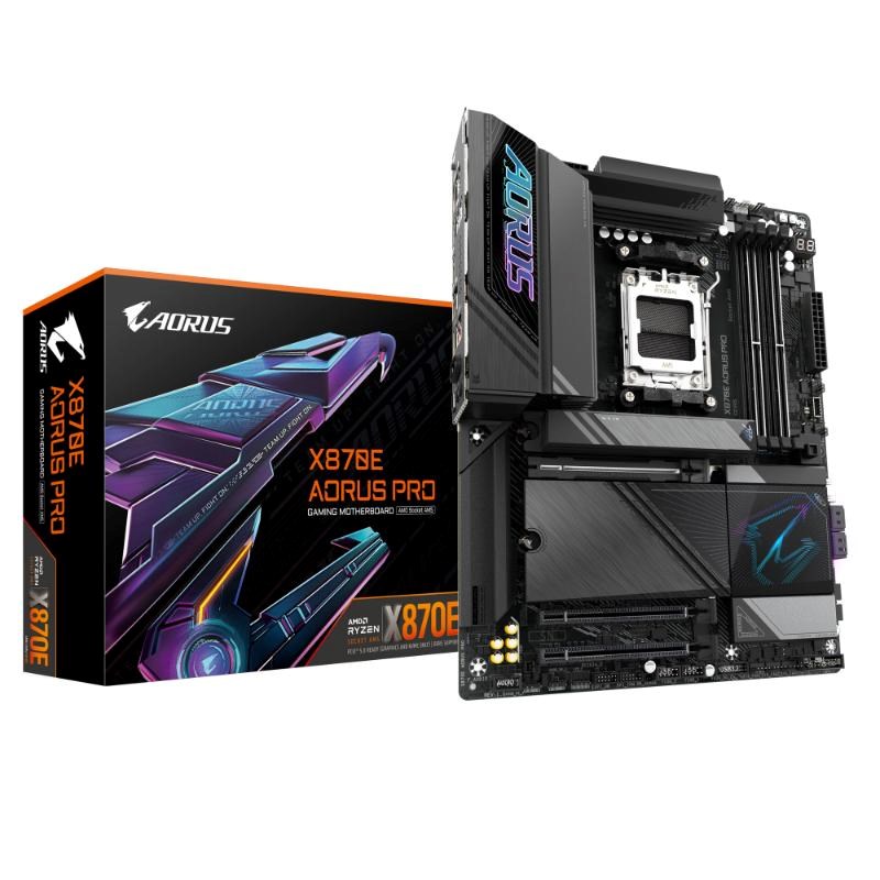 GIGABYTE MB Sc AM5 X870E AORUS PRO, AMD X870, 4xDDR5, 2xHDMI, 2xUSB4, WiFi
