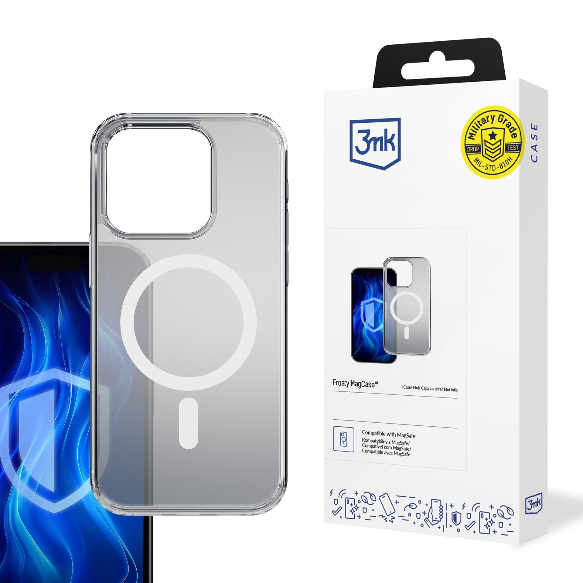 3mk ochranný kryt Frosty MagCase White pro Apple iPhone 13 Pro Max