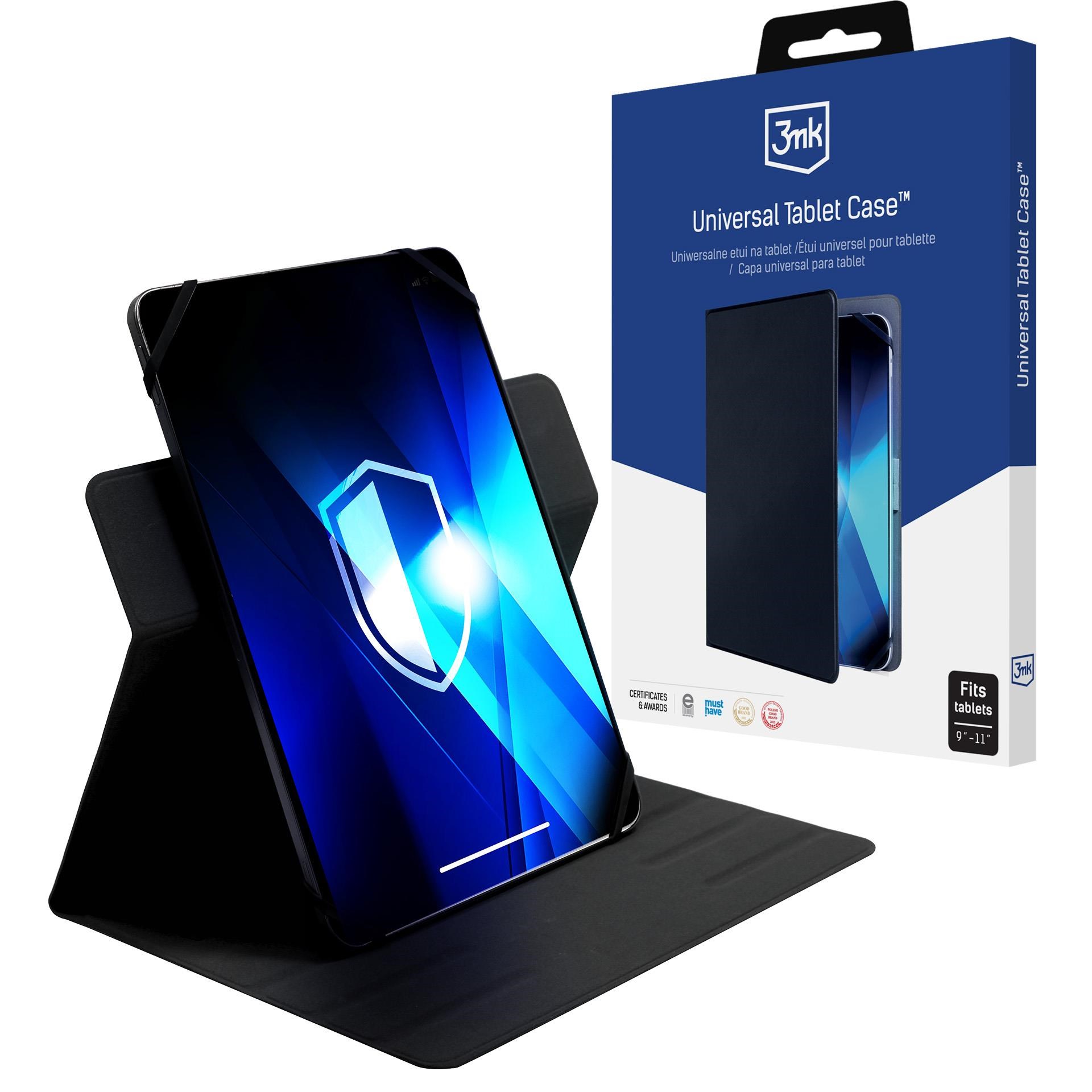 3mk ochranné pouzdro Universal Tablet Case pro tablety 9-11", Black