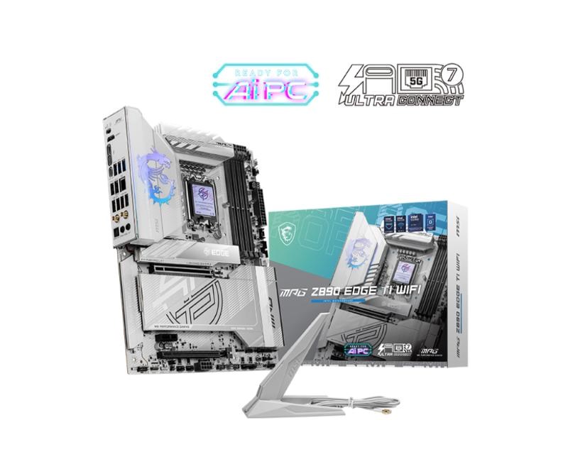 MSI MB Sc LGA1851 MPG Z890 EDGE TI WIFI, Intel Z890, 4xDDR5, 1xHDMI, 2xUSB4, WI-FI
