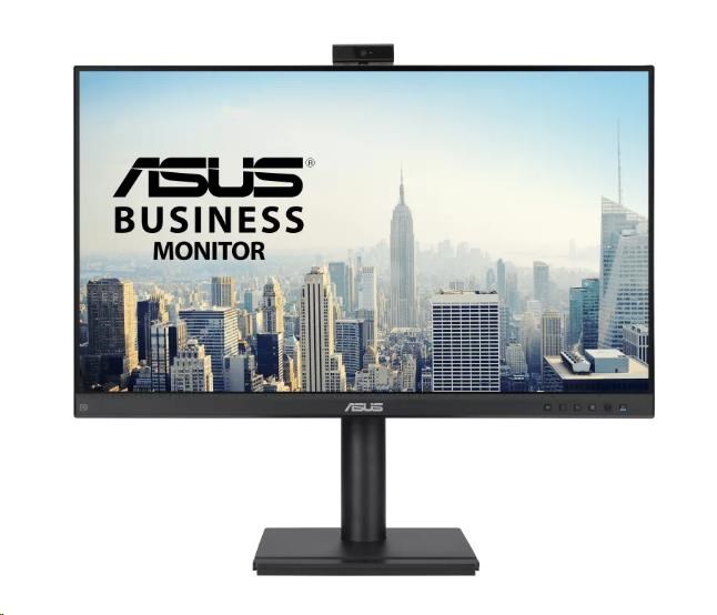 ASUS LCD 27" BE279QFK Video Conferencing Monitor,  Full HD, IPS, Frameless, Full HD Webcam, Mic Array, Speakers, HDMI